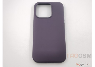 Задняя накладка для iPhone 15 Pro (силикон, фиолетовая (Pure Series)) HOCO