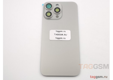 Задняя крышка для iPhone 15 Pro Max (титан) в сборе, ориг