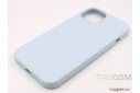 Задняя накладка для iPhone 13 (силикон, светло-голубая (Full Case))