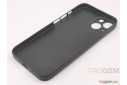 Задняя накладка для iPhone 13 (карбон, ультратонкая, с защитой камеры, защита от отпечатков пальцев), черная (Air Carbon) (Full Case)) KZDOO