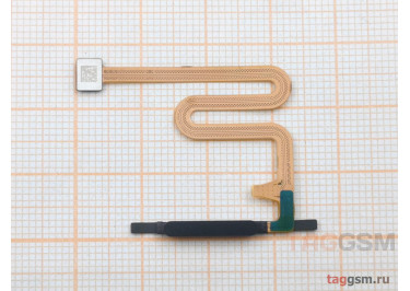 Шлейф для Samsung A145P Galaxy A14 4G (2023) + сканер отпечатка пальца (черный), ориг