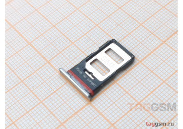 Держатель сим для Xiaomi Poco F5 Pro (серебро)
