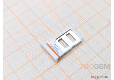 Держатель сим для Xiaomi Poco X5 Pro / Redmi Note 12 Pro 5G (серебро)