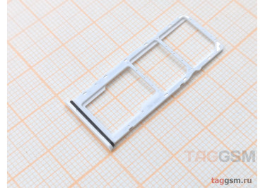 Держатель сим для Samsung A045 Galaxy A04 (2022) (белый)