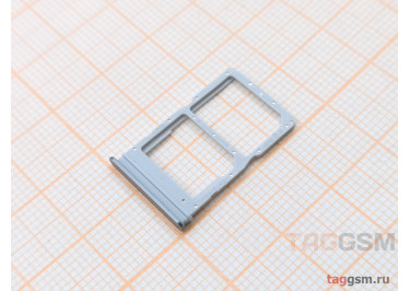 Держатель сим для Huawei Honor X8 4G (серебро)