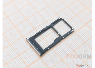 Держатель сим для Xiaomi Redmi 12 4G (серебро)
