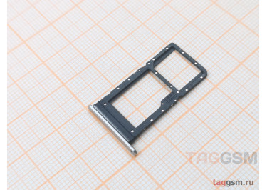 Держатель сим для Huawei Honor X7 (серебро)