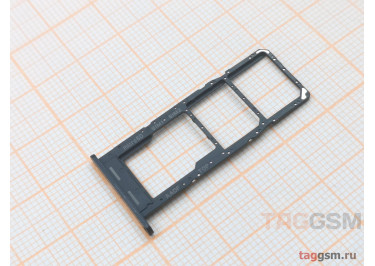 Держатель сим для Samsung A245 Galaxy A24 4G (2023) (черный)
