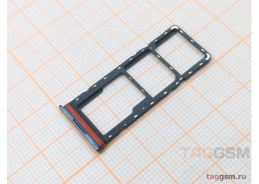 Держатель сим для Tecno Spark 10C (KI5m) (синий)