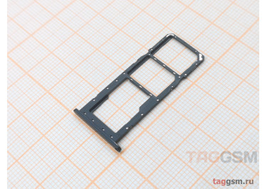 Держатель сим для Samsung A042 Galaxy A04e (2022) (черный)