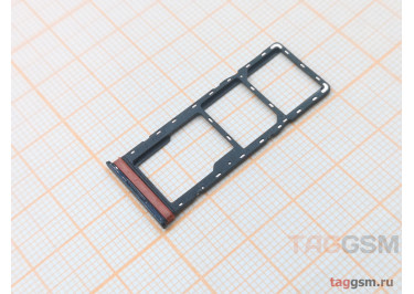 Держатель сим для Tecno Spark 10C (KI5m) (черный)