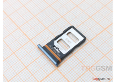 Держатель сим для Xiaomi Redmi Note 12 Pro Plus (синий)