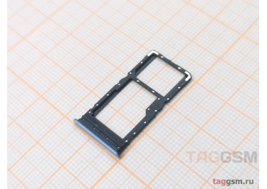 Держатель сим для Xiaomi Redmi 12 4G (голубой)