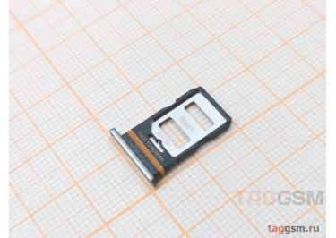Держатель сим для Xiaomi Redmi Note 12 Pro Plus (серебро)