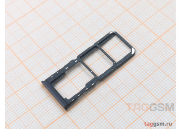 Держатель сим для Realme 11 4G (RMX3636) (черный)