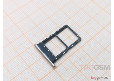 Держатель сим для Huawei Honor X7a 5G (серебро)