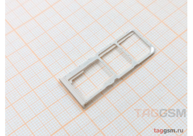Держатель сим для Realme 11 4G (RMX3636) (золото)
