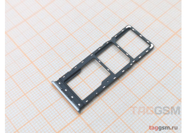 Держатель сим для Infinix HOT 30i (X669D) (серебро)