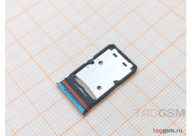 Держатель сим для Tecno Spark 9 Pro (KH7n) (синий)