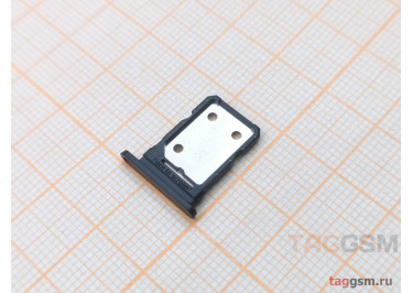 Держатель сим для Realme 10 Pro Plus (RMX3686) (черный)