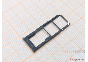 Держатель сим для Samsung A047 Galaxy A04s (2022) (черный)