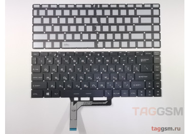 Клавиатура для ноутбука MSI GS65 / GS65VR / GF63 (черный) с подсветкой