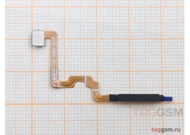 Шлейф для Xiaomi Redmi 12 4G + сканер отпечатка пальца (черный)