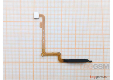 Шлейф для Xiaomi Poco C65 / Redmi 13C + сканер отпечатка пальца (черный)