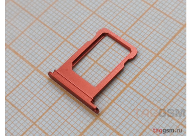 Держатель сим для iPhone 12 mini (красный)
