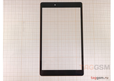 Стекло + OCA для Samsung SM-T290 Galaxy Tab A 8.0 (черный)