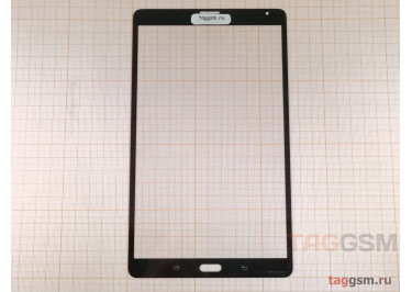 Стекло + OCA для Samsung SM-T705 Galaxy Tab S 8.4" (черный)