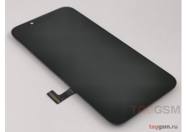 Дисплей для iPhone 13 mini + тачскрин + рамка (черный), оригинал (заменено стекло)