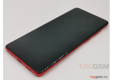 Дисплей для Samsung  SM-G985 Galaxy S20 Plus + тачскрин + рамка (красный), ОРИГ100%