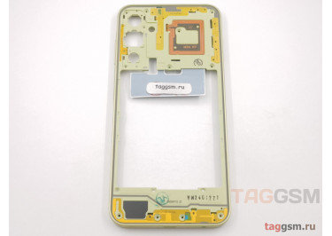 Средняя часть корпуса для Samsung SM-A256 Galaxy A25 5G (2023) (желтый)