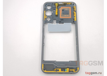 Средняя часть корпуса для Samsung SM-A256 Galaxy A25 5G (2023) (темно-синий)