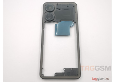 Средняя часть корпуса для Xiaomi Poco C65 (черный)