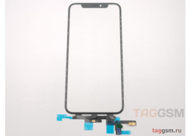 Тачскрин для iPhone XS + OCA (черный), ОРИГ 100% (G+OCA Pro)
