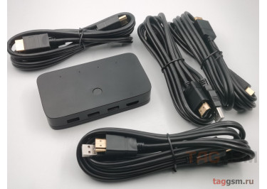 Переключатель KVM-401Н (черный)