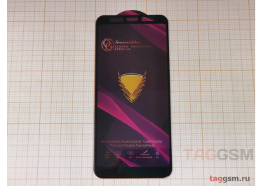 Пленка / стекло на дисплей для Samsung J4 Plus / J415 Galaxy J4 Plus (2018) / J6 Plus / J610 Galaxy J6 Plus (2018) (Gorilla Glass) 9D (черный) OG Premium, техпак