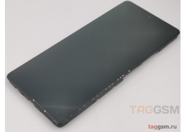 Дисплей для Tecno Pova 6 (LI7) + тачскрин + рамка (черный), Full ORIG