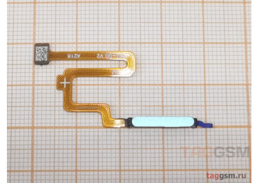 Шлейф для Xiaomi Redmi Note 11 Pro 4G / Note 11 Pro 5G + сканер отпечатка пальца (голубой)