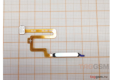 Шлейф для Xiaomi Redmi Note 11 Pro 4G / Note 11 Pro 5G + сканер отпечатка пальца (серебро)