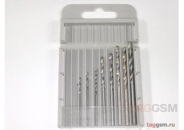Набор твист-сверл по металлу (0,5mm / 0,8mm / 1,0mm / 1,2mm / 1,5mm / 2,0mm / 2,2mm / 2,5mm / 2,8mm / 3,0mm) 10шт