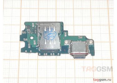 Шлейф для Samsung G990 Galaxy S21 FE + разъем зарядки + считыватель сим + микрофон, ориг