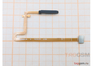 Шлейф для Realme 10 4G (RMX3630) + сканер отпечатка пальца (черный)