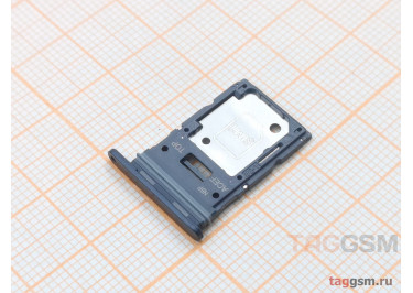 Держатель сим для Samsung A356 Galaxy A35 5G (2024) (темно-синий)