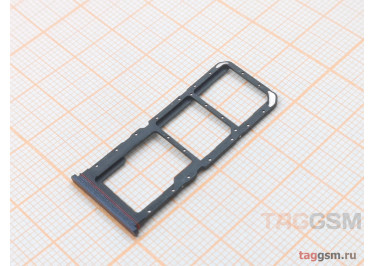 Держатель сим для Tecno Spark 10 Pro (KI7) (черный)