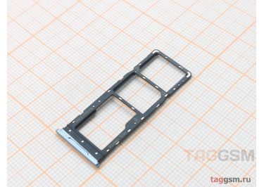 Держатель сим для Infinix Hot 12 Play (X6816D) (синий)