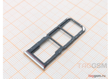 Держатель сим для Tecno Spark 10 Pro (KI7) (белый)