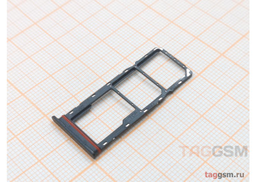 Держатель сим для Samsung A055 Galaxy A05 (2023) (черный)